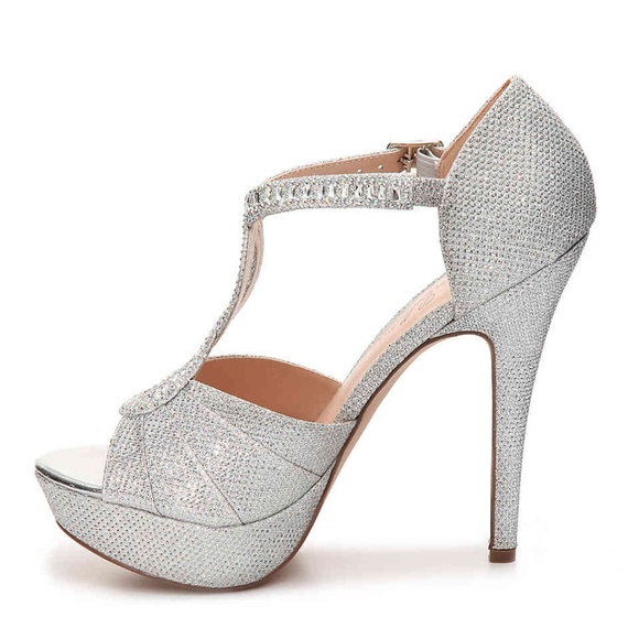 De Blossom Collection Shoes - Gorgeous Crystals Heels Celeb SHOES Stunning! 